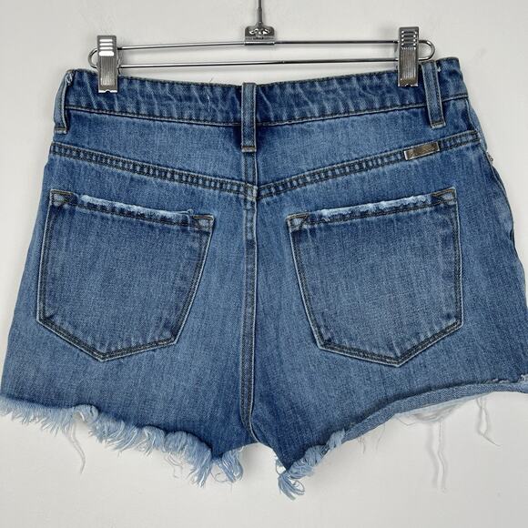 Kancan Women’s Size Small Denim Shorts Distressed # KC7259M Cut Offs - Picture 6 of 10